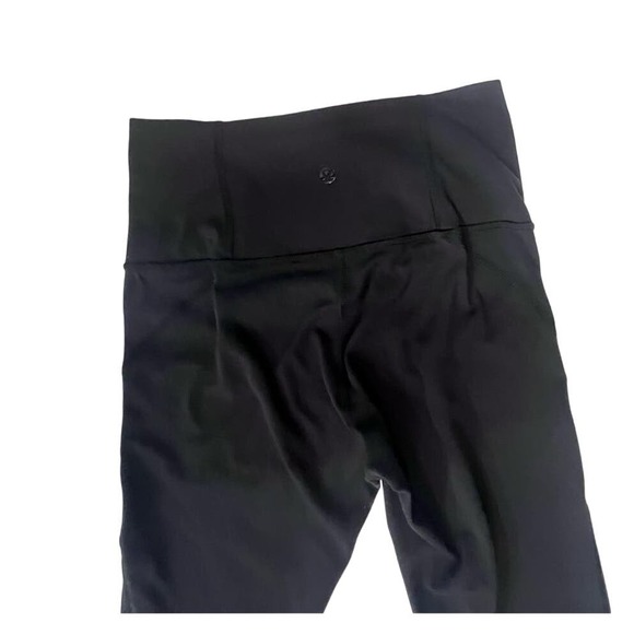 Lululemon Black High Times Pants Metta Mesh Leggings Size-6 Used - Picture 6 of 8